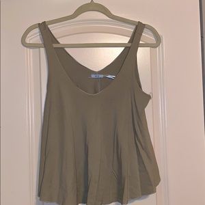 Pale green top, size M, worn three times